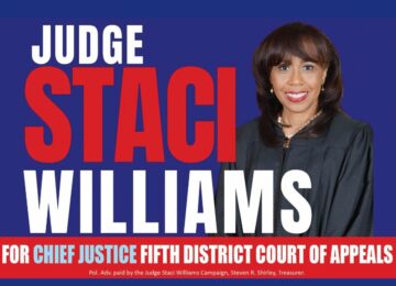 WILLIAMS ANNOUNCES RUN FOR CHIEF JUSTICE, FIFTH DISTRICT COURT OF APPEALS